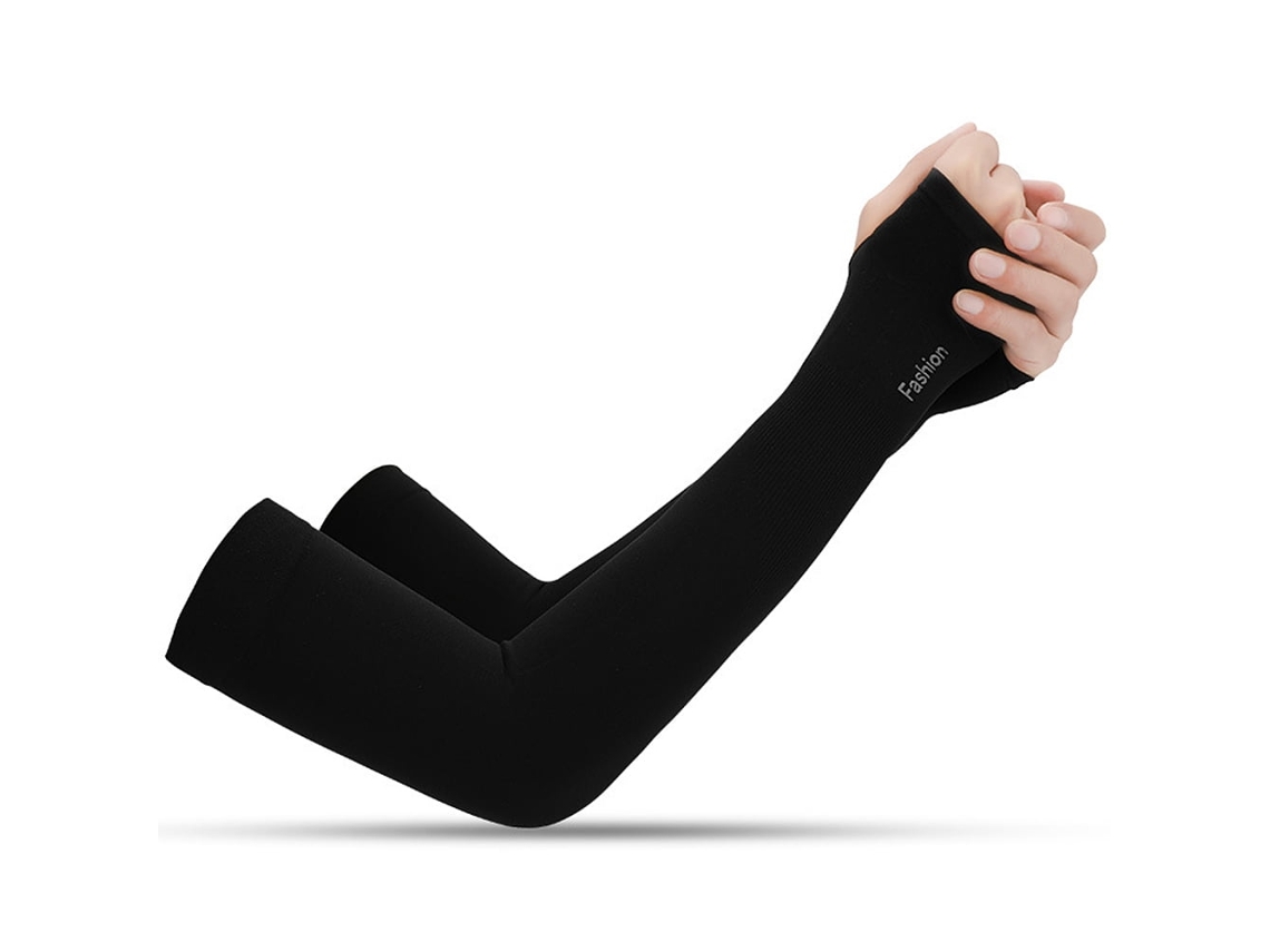 1 par de protetores de braço de resfriamento com proteção UV e material absorvente para Brilvibera