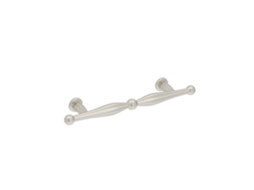 Conjunto de 6 Puxadores para Móveis Zamac com distância central 96mm e acabamento prata Nottingham HARDWAREXCHANGE