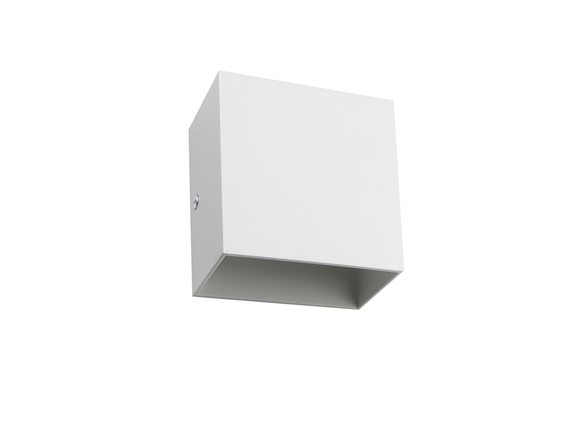 Lâmpada de Parede Led Cob 6w Cube Moderna Alumínio (AC85 265v) | S/MARCA