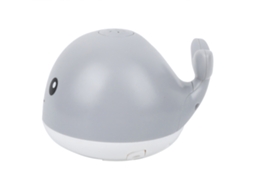 Primerox bola de Spray de Água Elétrica por Indução com Luzes Coloridas Brinquedo para Banho Infantil Cinza