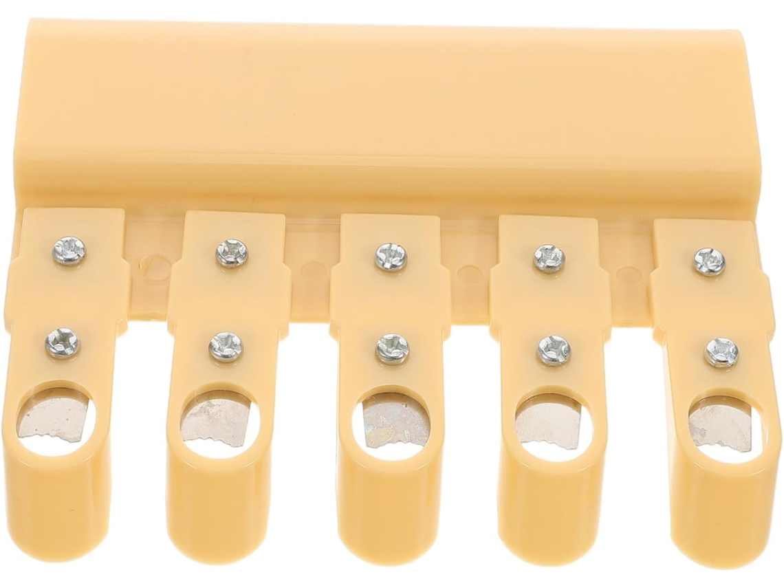 Ferramenta de Desenvolvimento Musical - Guia em Plástico Branco - Acessório Educacional que Melhora ou Facilita o Aprendizado de Música.
