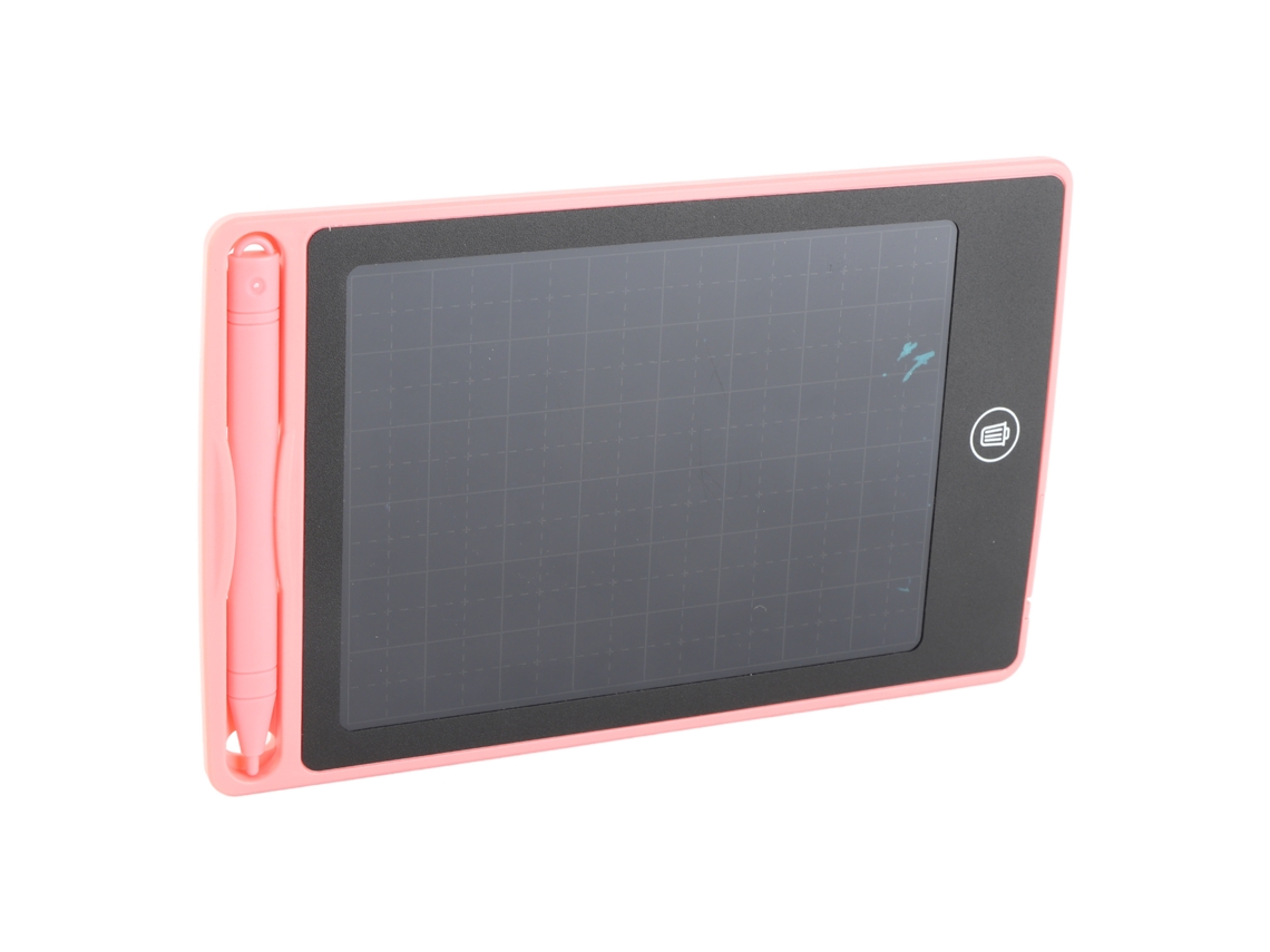 Primerox tábua de Desenho Lcd 6.5 Polegadas para Crianças Brincadeira Educativa Rosa com Caneta