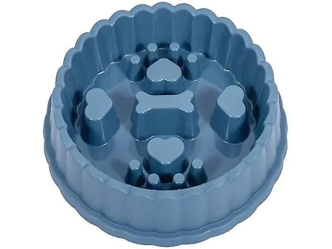 Tigelas Antiengasgo para Animais de Estimação Que Permitem Alimentação Lenta Azul AQUAFORGE