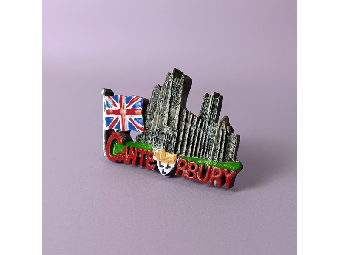 (catedral De Canterbury, Reino Unido) Ímãs De Geladeira Europeus - Bélgica, Luxemburgo, Torre Eiffel