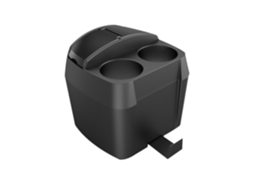 Magiclulu Lixeira Automática Para Carro Com Porta-copos Para Lixo, Bebidas E Cinzeiro, Preta