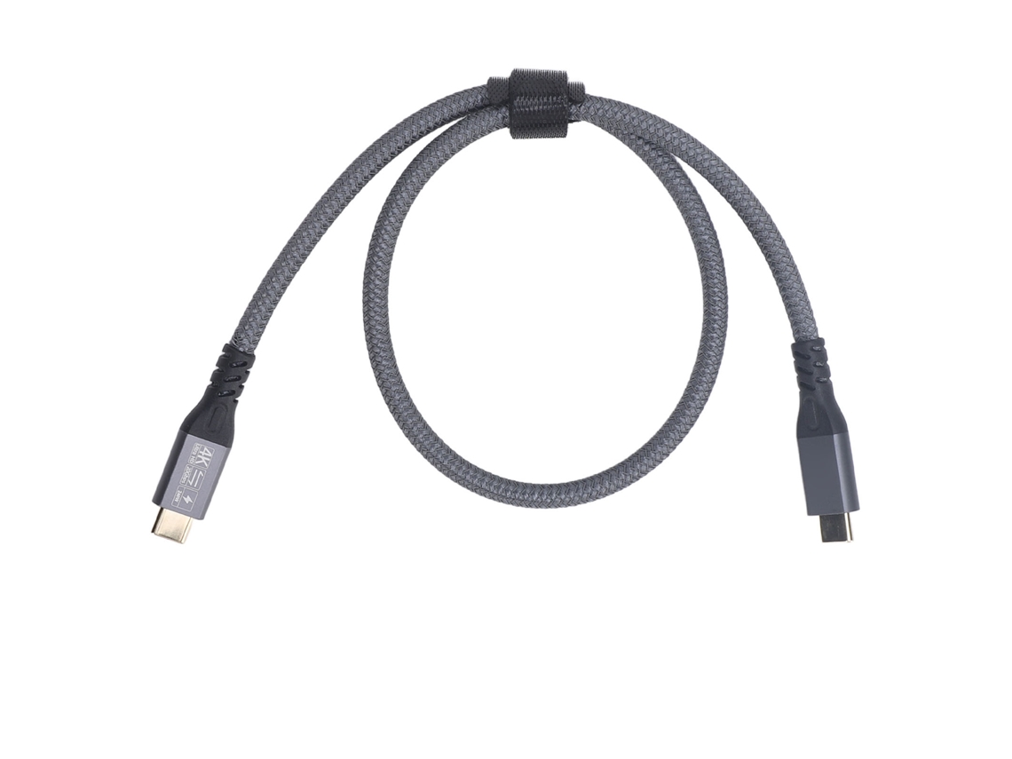 Cabo Usb C Para Usb C 3.2 Gen 2 20gbps 240w 4k 60hz Dados Carregamento Vídeo 0.5m