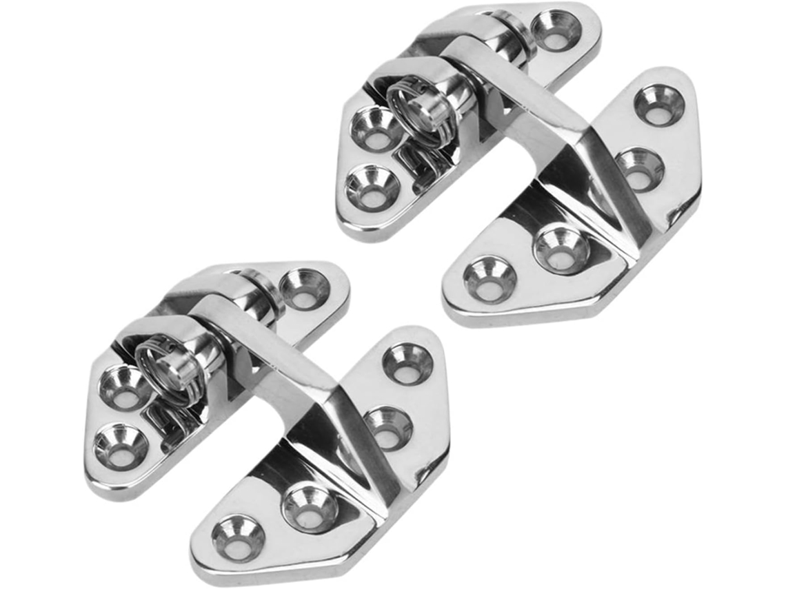 Dobradiça Oculta Para Porta De Armário, 1ou 2 Peças, Em Aço Inoxidável, Para Barcos, Acessórios Para Armários 2 Peças