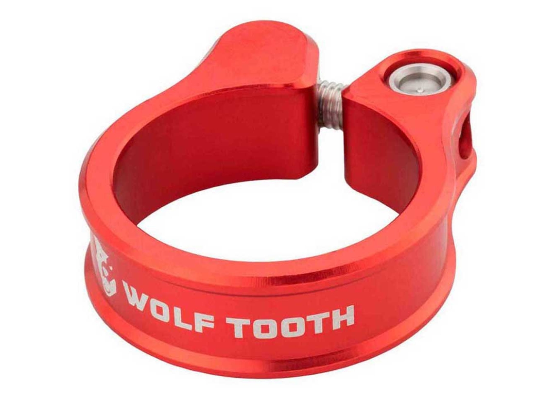 Abraçadeira Selim Cnc Vermelho 34.9 Mmwolf Tooth