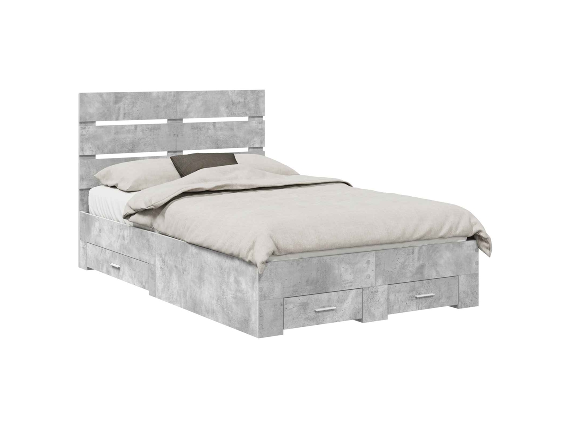 Estrutura de Cama 120x190cm Madeira Processada MAISON EXCLUSIVE