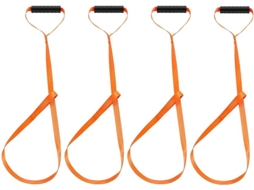 Conjunto de 4 Cordas de Reboque para Cervos na Cor Laranja com Arnês SFUSHOS