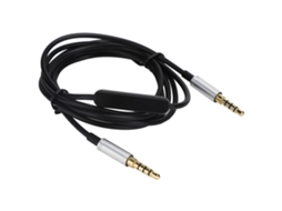 Cable de audio de 3,5 mm macho a macho, 1,5 m, negro, universal para auriculares | S/MARCA