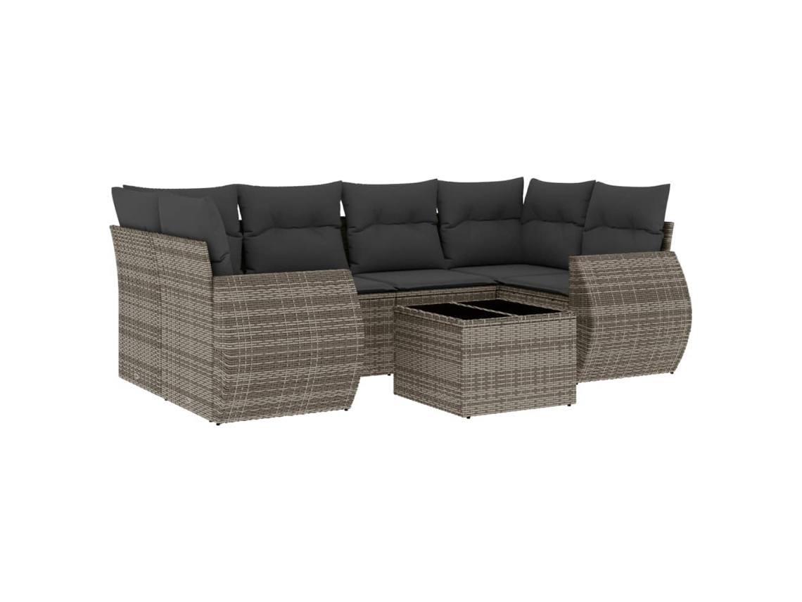 Garden Sofa Set, Garden Sofa Sets Vidaxl Cinzeto Rattan / Vime (n/a)