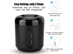 Controlador Remoto Ir Universal Para Dispositivos Domésticos Com App Ios Android Wifi