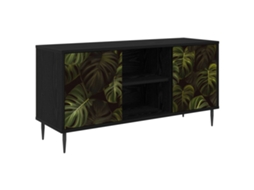 Vidaxl Gabinete Para Tv Elburg 102 X 33 X 51 Cm Carvalho Preto