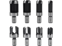 Conjunto de 8 Cortadores de Tapa furos para Madeira X001 (6/10/13/16 mm)