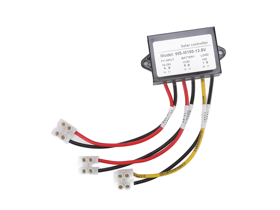Controlador Solar Mppt 150w 12v Saída de Carga 24h | S/MARCA