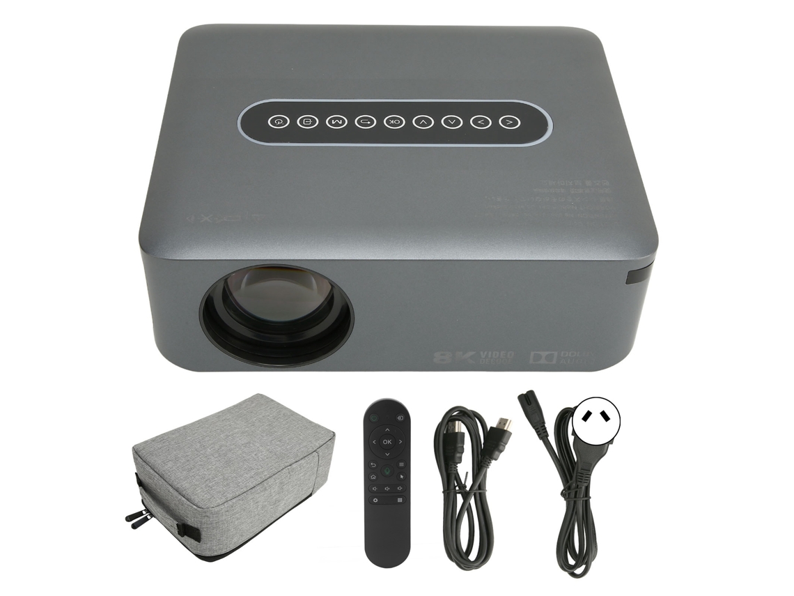 Projetor Inteligente Com Suporte 8k, Wifi E Bluetooth