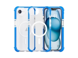Capa De Acrílico Transparente À Prova De Choque Para Iphone 16e - Magnética - Magsafe