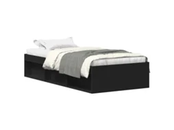 Estrutura de Cama 100x200 Cm Preto MAISON EXCLUSIVE