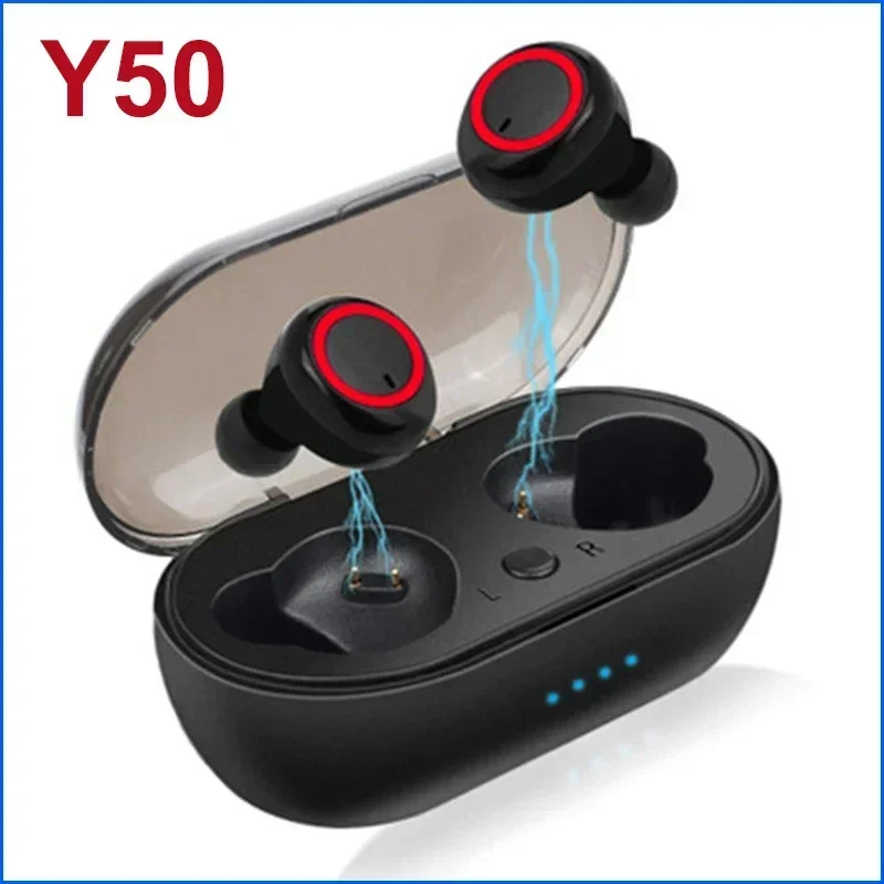 (black Reed) Fones De Ouvido Esportivos À Prova D'água Twsv5.0, Estéreo Com Microfone, Universais