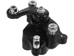 Pinça De Freio A Disco Em Ferro Preto Para Scooters Elétricas E Minimotos, Melhora A Dirigibilidade.