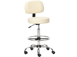 Banco Giratório De Bar/banqueta De Trabalho Com Encosto, Altura Regulável, Adequado Para Cozinhas E Bares.