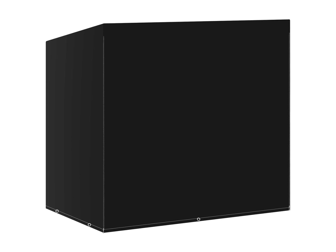 Swing Bench Cover, Swing Bench Covers Vidaxl Preto Polietileno (185 X 117 X 170 Cm)