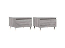 Coffee Table, Coffee Tables Vidaxl Cinzeto Madeira Processada (n/a)