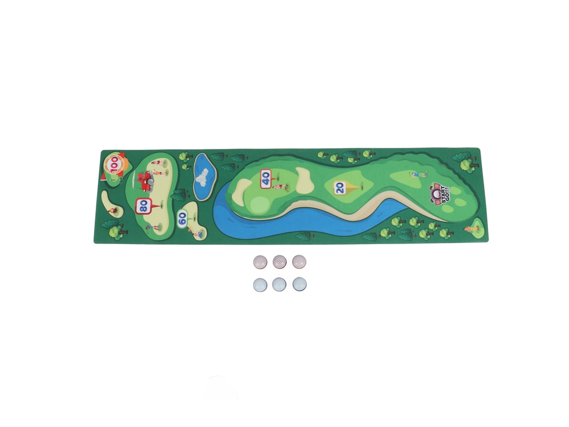 Jogo de Golfe de Mesa para Crianças Portátil com Tapete de Putt S/MARCA