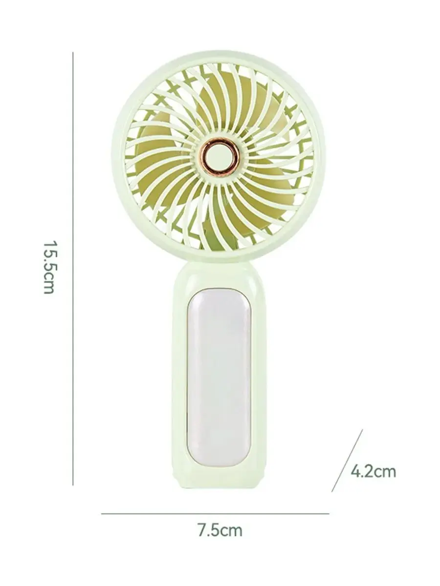 Ventilador portátil MDUG rosa alta velocidade com 199 velocidades e carregamento USB