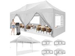 Tenda De Cobertura, Impermeável, Montagem Fácil, Branco