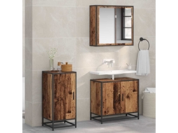 Vidaxl Buffet Madeira Antiga 35,5 X 35 X 76 Cm