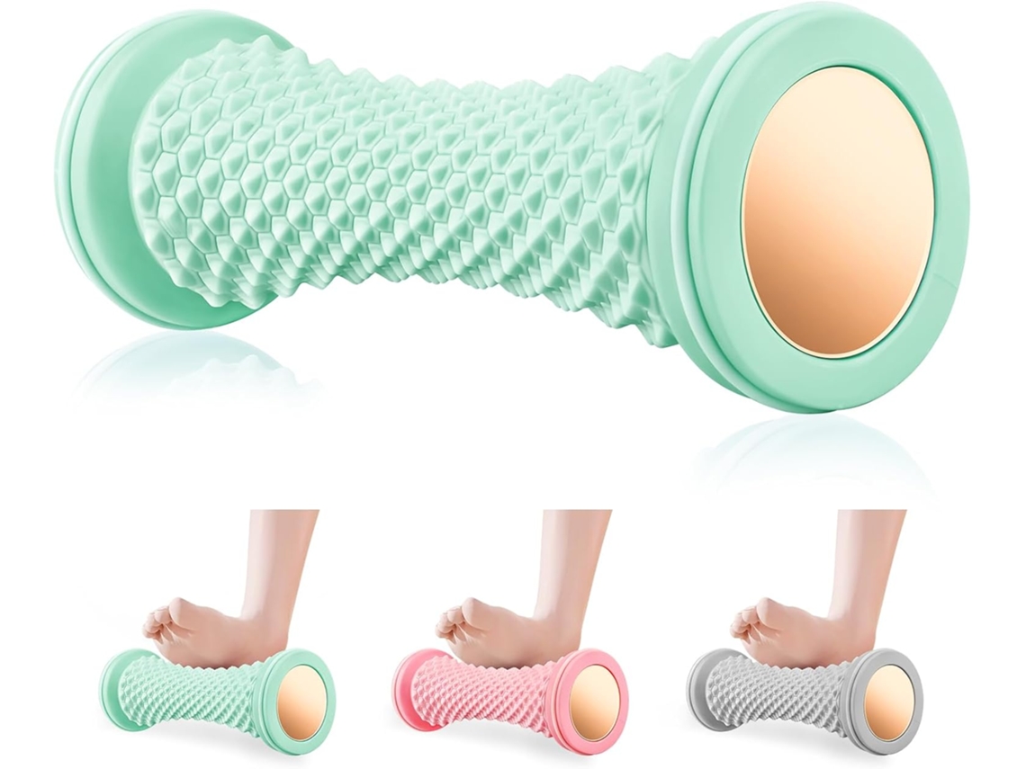 Lurelia Kit De Massagem Para Pés, Rolo E Bola, Fascite Plantar, Tpe, Design Ergonómico