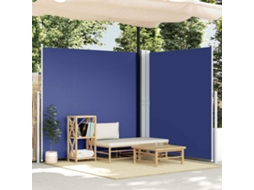 Vidaxl Toldo Lateral Retrátil 200x600 Cm Azul