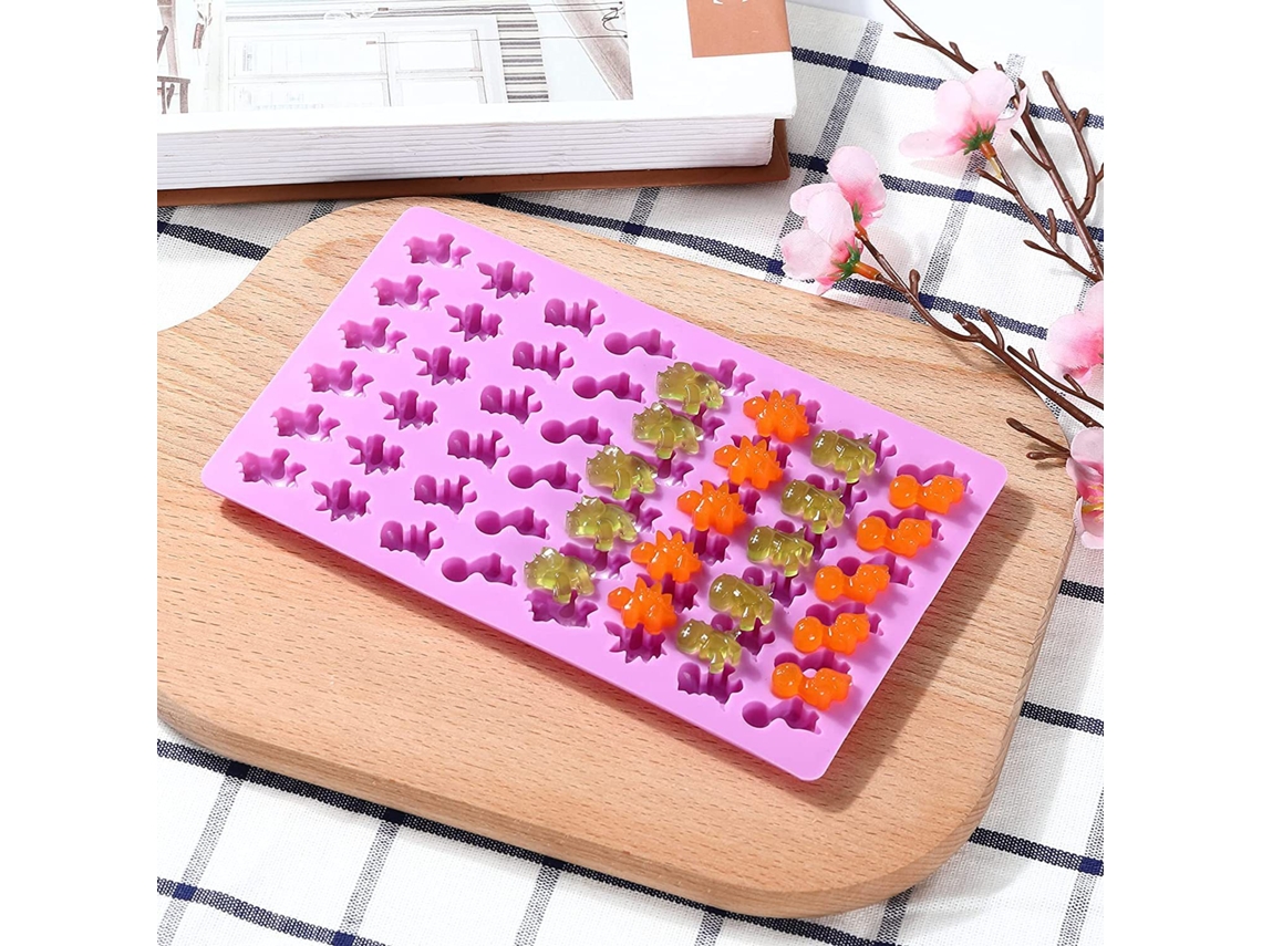 Molde de Silicone para Bolos e Chocolates, Dinossauro DUREFORWARD
