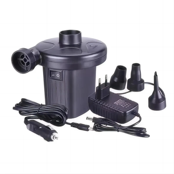 Bomba De Ar Elétrica Portátil Dc 12v E Ac 230v Com 3 Bicos (sem Bateria)