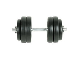 Dumbbell, Dumbbells Vidaxl Preto Metal (n/a)
