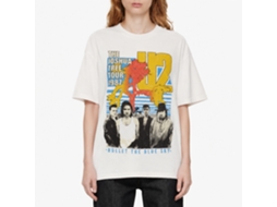 U2 Bullet The Blue Sky T-shirt White Unisex Adults Size:xl