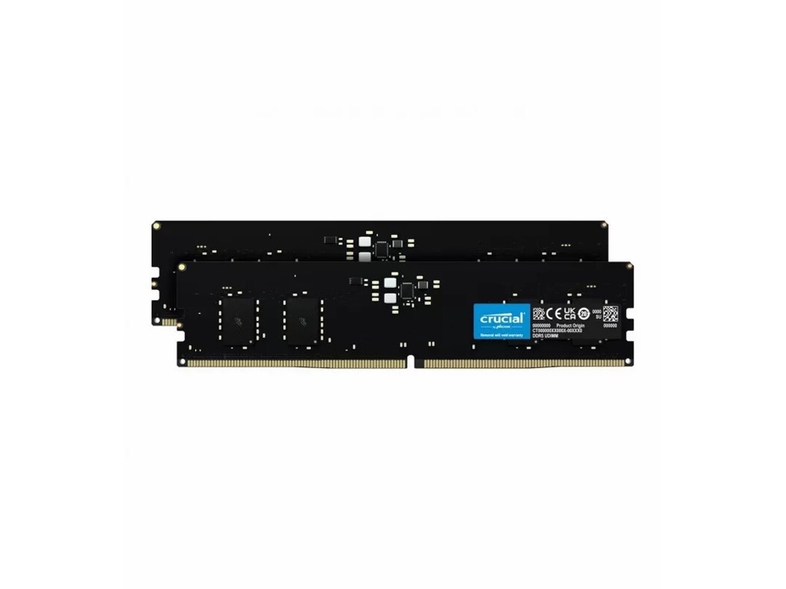Memória RAM DDR5 CRUCIAL (2 x 8 GB)