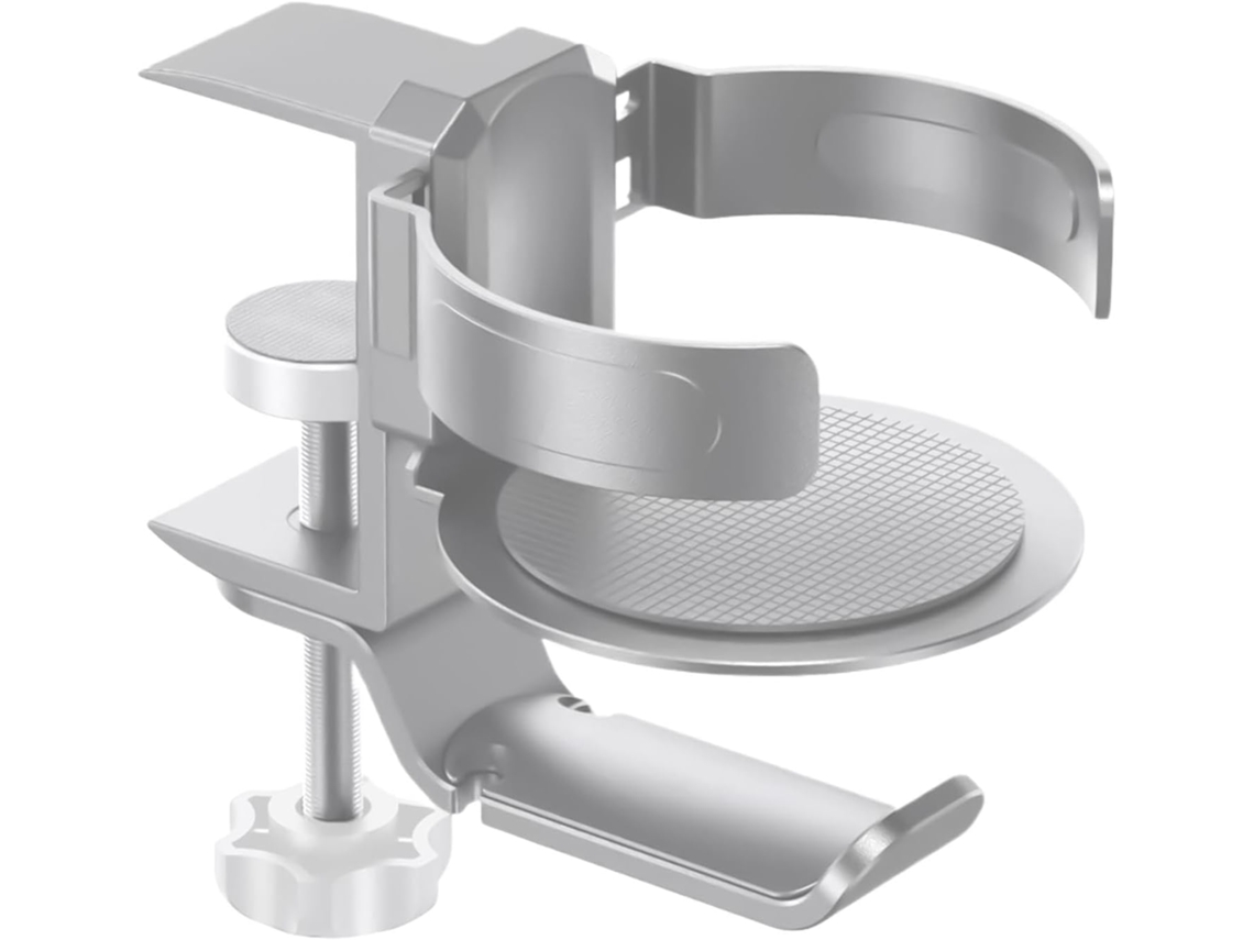 Suporte De Mesa Para Copos, Suporte Para Fones De Ouvido, 11,5 X 2,9 Cm, Acessório De Mesa Multifuncional, Preto