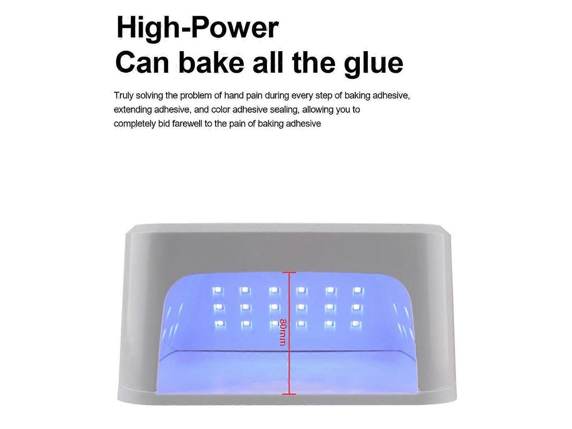 Lâmpada Uv Para Unhas Em Gel, 45 Leds Com 4 Temporizadores, Rosa Ly Ebike (ue)