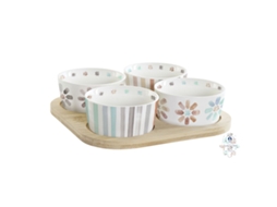 Travessa DKD HOME DECOR (Bambú - Multicor)