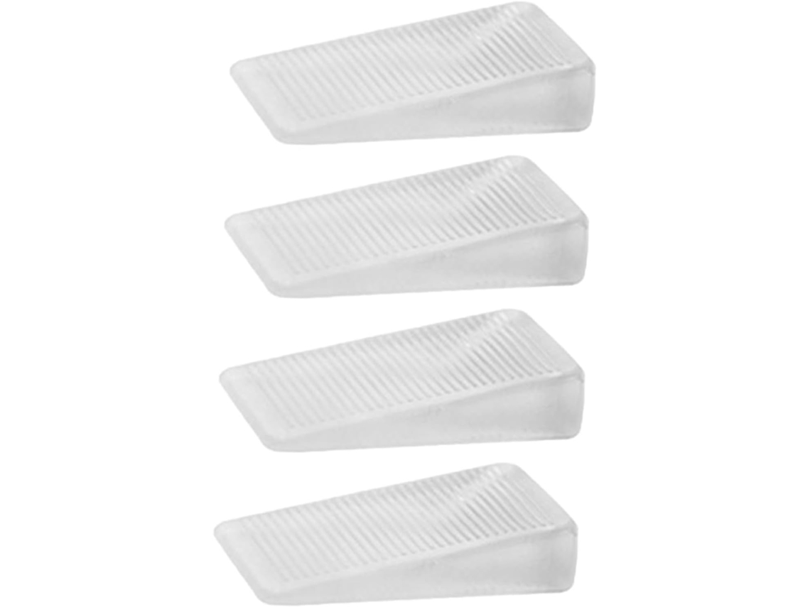 Conjunto De 4 Calços Borracha Grandes Para Nivelar Móveis, Cunhas Ajustáveis Para Armários E Geladeiras
