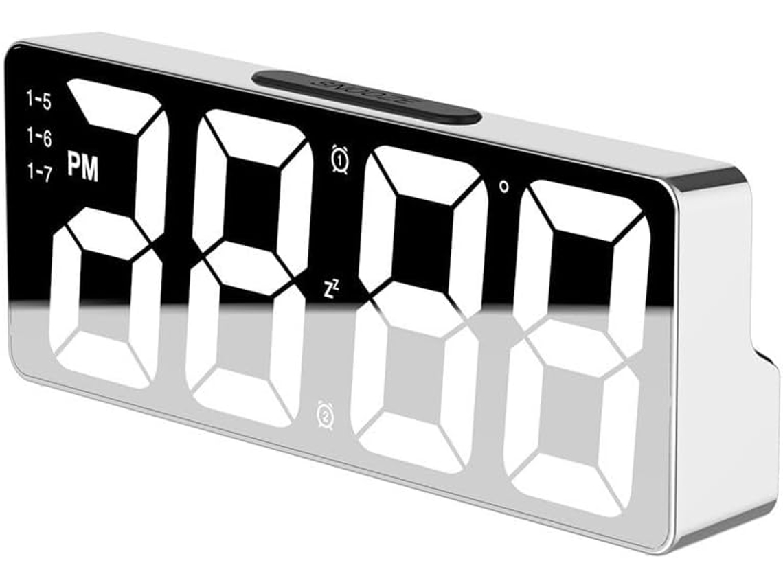 Despertador Digital Lcd Grande - Para Uso Prático E Funcional