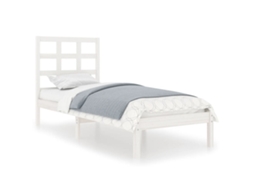Bed Frame, Bed Frames Vidaxl Branco Madeira (75 X 190 Cm)