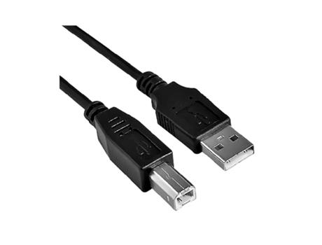 Cabo de Dados NANOCABLE (USB A - USB B - 3 m - Preto)