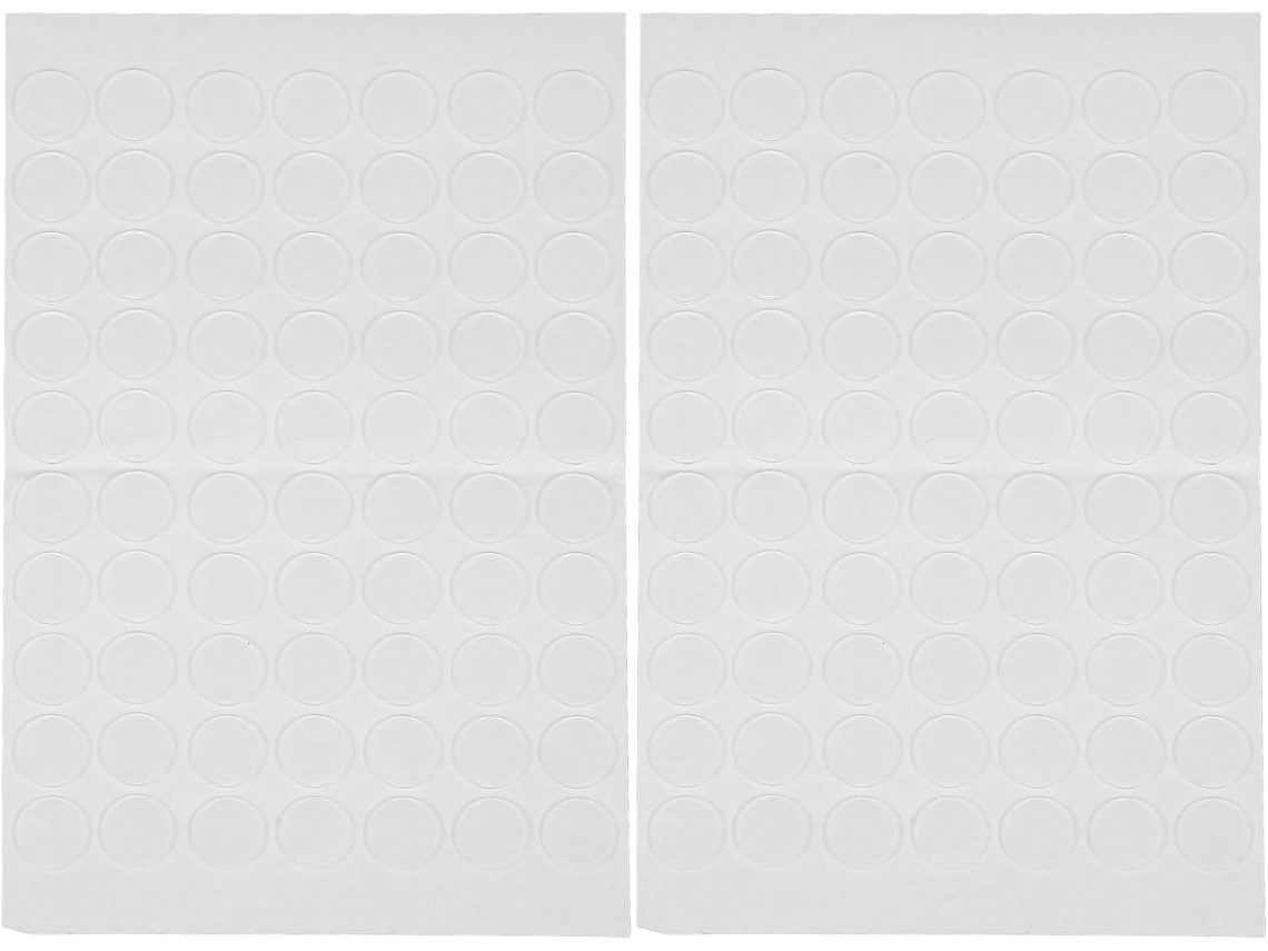 Adesivos Dupla Face Em Formato De Círculos Nano Gel Removíveis 140 Unidades Para Decoração Paredes E Projetos Faça Você