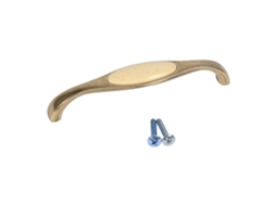Puxador De Gaveta Laxiscreed Cerâmica Bege, 128mm De Espaçamento Entre Furos, Ideal Para Vários Móveis De Cozinha