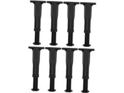 Conjunto De 8 Pés Apoio Ajustáveis Para Móveis, Incluindo Niveladores Para Camas, Mesas, Sofás E Cômodas