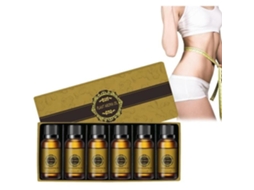 Drenagem Linfática de 6 Unidades Óleo Essencial de Gengibre Massagem Terapêutica Tratamento de Relaxamento e Alívio Do Estresse ZHUODIKE
